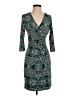 Laundry by Design Paisley Green Cocktail Dress Size 2 - photo 1