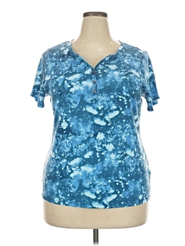 Style&Co Short Sleeve Blouse (view 1)