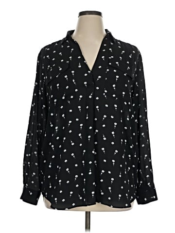 Ann Taylor Long Sleeve Blouse (view 1)