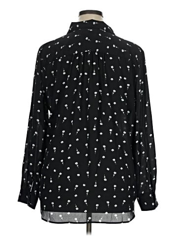Ann Taylor Long Sleeve Blouse (view 2)