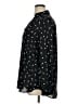 Ann Taylor 100% Polyester Stars Black Long Sleeve Blouse Size XL - photo 5