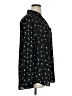 Ann Taylor 100% Polyester Stars Black Long Sleeve Blouse Size XL - photo 4