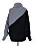 Talbots Color Block Gray Turtleneck Sweater Size XS - photo 2