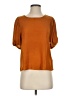 Left Coast by Dolan 100% Polyester Orange Short Sleeve Top Size XS - photo 1