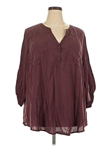 Torrid 3/4 Sleeve Blouse (view 1)