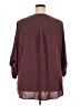 Torrid Burgundy 3/4 Sleeve Blouse Size 4X Plus (4) - photo 2