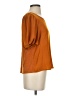 Left Coast by Dolan 100% Polyester Orange Short Sleeve Top Size XS - photo 4