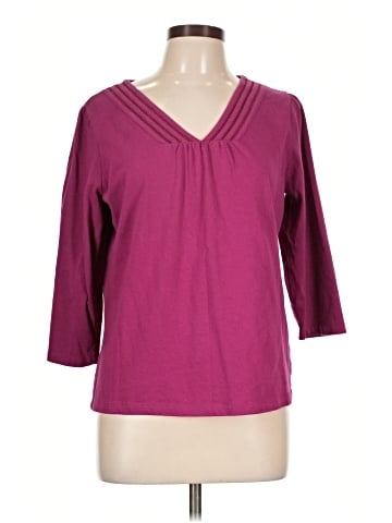 St. John's Bay 3/4 Sleeve Top (view 1)