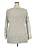 Gap 100% Cotton Metallic Silver Pullover Sweater Size XXL - photo 2