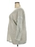 Gap 100% Cotton Metallic Silver Pullover Sweater Size XXL - photo 5