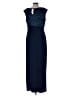 Connected Apparel 100% Polyester Blue Cocktail Dress Size 10 - photo 2