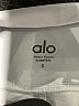 Alo Solid White Athletic Shorts Size S - photo 3