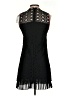 Sandro 100% Polyester Black Cocktail Dress Size EU (FR) 34 / US 2 - photo 2