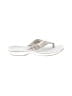 Clarks White Flip Flops Size 6 - photo 1
