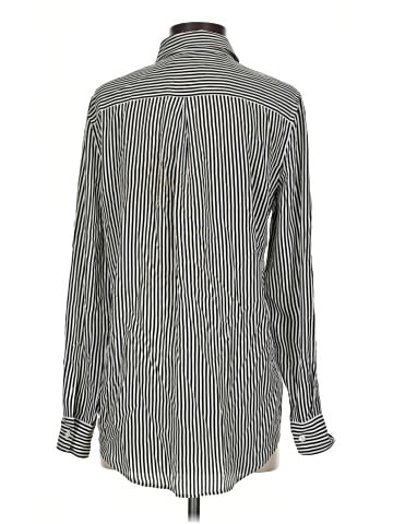 Equipment Long Sleeve Silk Top (view 2)