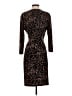 Anne Klein Animal Print Brown Cocktail Dress Size S (estimated) - photo 2