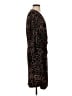 Anne Klein Animal Print Brown Cocktail Dress Size S (estimated) - photo 4