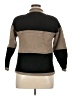 John Meyer Color Block Brown Turtleneck Sweater Size XL - photo 2