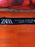 Zara Print Orange Cocktail Dress Size M - photo 7