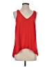 Veronica M. 100% Polyester Red Sleeveless Top Size XS - photo 1