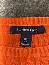 Lands' End 100% Baumwolle Orange Pullover Sweater Size XS - photo 7