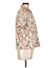 Cathy Daniels Floral Ivory Short Sleeve Blouse Size L - photo 4