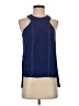 BCBGMAXAZRIA Blue Sleeveless Blouse Size XXS - photo 1