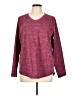 St. John's Bay 100% Polyester Burgundy Pullover Sweater Size L - photo 1