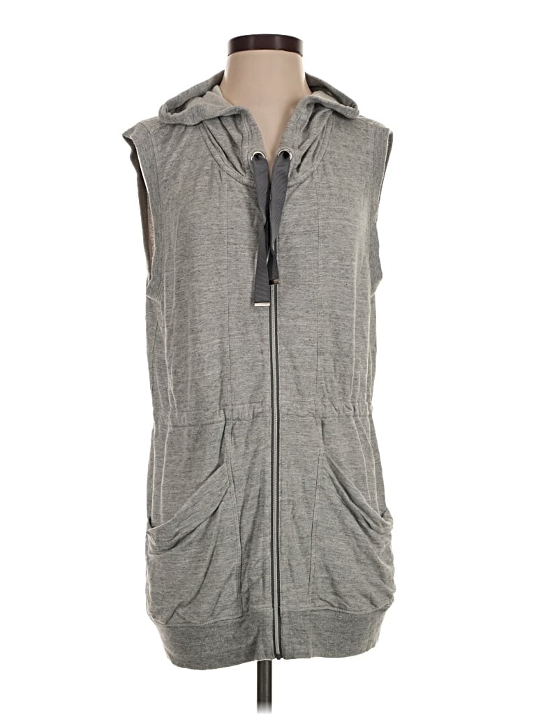 Pre-owned Athleta Sweater Vest In Gray