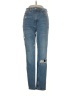 Stradivarius Graphic Blue Jeans Size 4 - photo 1
