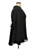 Torrid 100% Polyester Black Long Sleeve Blouse Size 1X Plus (1) - photo 4