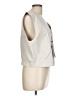 Massimo Dutti 100% Cotton Ivory Tan Cardigan Size L - photo 4
