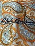 Robert Graham Floral Graphic Orange 3/4 Sleeve Blouse Size M - photo 7