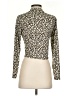 Gaze Brown Long Sleeve Turtleneck Size S - photo 2