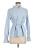 GU 100% Polyester Blue Long Sleeve Blouse Size M - photo 1