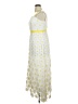 Boston Proper 100% Polyester Polka Dots Yellow Casual Dress Size 14 - photo 5