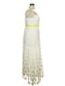 Boston Proper 100% Polyester Polka Dots Yellow Casual Dress Size 14 - photo 4