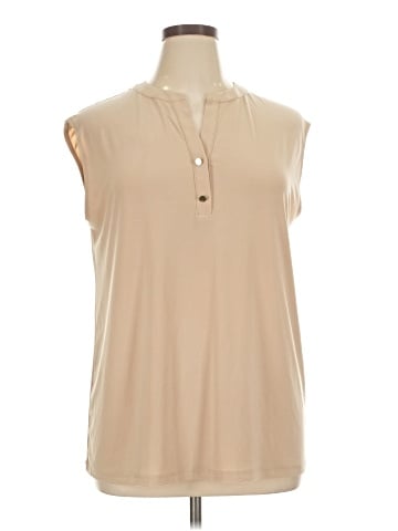 Anne Klein Sleeveless Blouse (view 1)