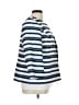 Kasper Stripes Blue Blazer Size 1X - photo 4