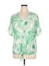 Cato Green Short Sleeve Blouse Size XL - photo 1