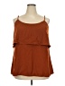 City Chic 100% Polyester Brown Sleeveless Top Size 18 Plus (M) - photo 1