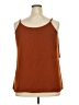 City Chic 100% Polyester Brown Sleeveless Top Size 18 Plus (M) - photo 2
