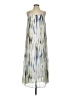 DKNY 100% Polyester Tie-dye Silver Blue Casual Dress Size S - photo 1
