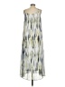 DKNY 100% Polyester Tie-dye Silver Blue Casual Dress Size S - photo 2