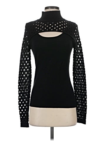 Aqua Wool Pullover Sweater (view 1)