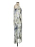 DKNY 100% Polyester Tie-dye Silver Blue Casual Dress Size S - photo 4