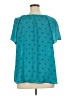 Worthington Teal Short Sleeve Blouse Size 1X - photo 2