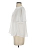 CAbi 100% Polyester Ivory Short Sleeve Blouse Size XS - photo 6