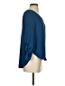 E&M Collection 100% Polyester Blue 3/4 Sleeve Blouse Size S - photo 4