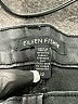 Eileen Fisher Chevron-herringbone Black Jeans Size 12 - photo 7